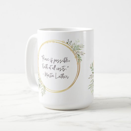 Martin Luther cite Mug (Devant gauche)