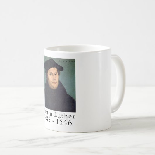 Martin Luther Coffee Mok - Reformatie (Voorkant rechts)