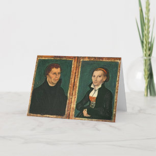 Martin Luther, Katharina von Bora, c.1526 Kaart