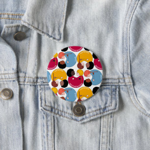 Martin Luther King dag, gelijkheid en broederschap Ronde Button 7,6 Cm