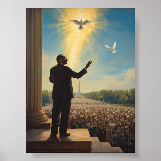 Martin Luther King Jr. - Ik heb een droom 1963 Poster (Voorkant)