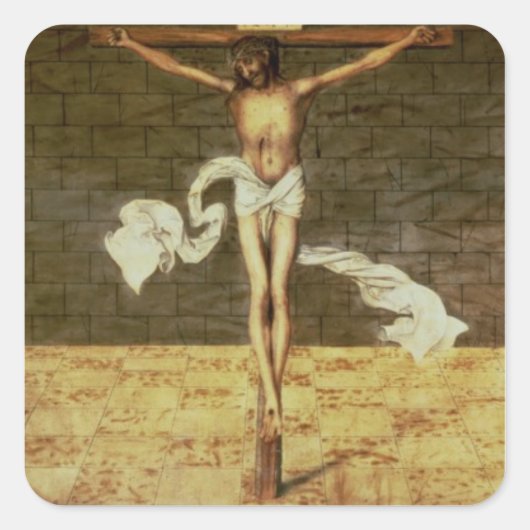 Martin Luther's Sermon Vierkante Sticker (Voorkant)