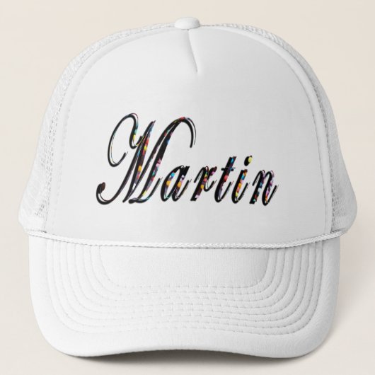 Martin Name Logo, Trucker Pet (Voorkant)