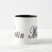 Martin, Nom, Logo,_ Mug Combo Noir. (Centre)