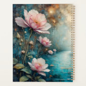 Martin-pêcheur et roses roses (Dos)