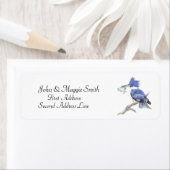 Martin-pêcheur - Oiseau, Étiquette de adresse natu (En situation)