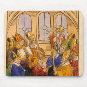 Martin V is geïnstalleerd als paus Muismat