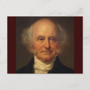Martin Van Buren 8e President Briefkaart