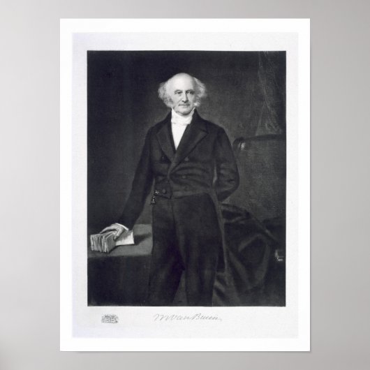 Martin Van Buren, 8e President van de Verenigde St Poster (Voorkant)