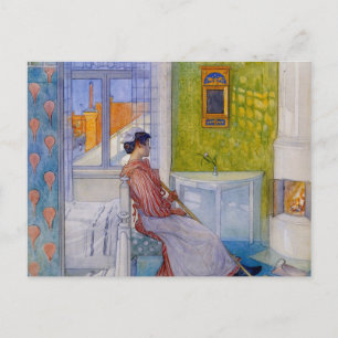 Martina Maid in Rest Briefkaart