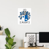 Martinelli Family Crest Poster (Thuiskantoor)