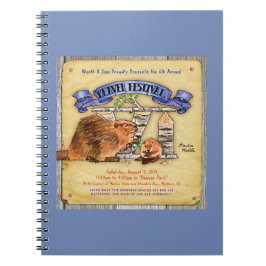 Martinez Beaver Festival VI Mama en Baby notebook Notitieboek