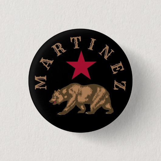 Martinez, Californië Ronde Button 3,2 Cm (Voorkant)