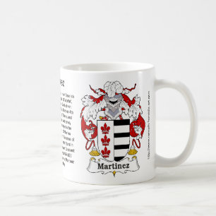 Martinez Family Crest op een mok