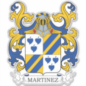 Martinez Family Crest Sticker (Voorkant)