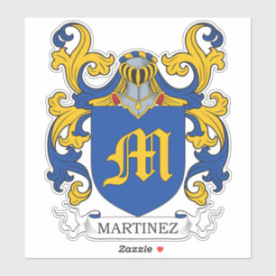 Martinez Family Crest Sticker