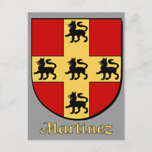 Martinez Family Shield Briefkaart