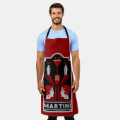 Martini Art Deco Schort (Gedragen)