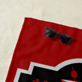  Martini Art Deco Strandlaken (In situ)