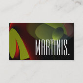 martini bar carte de visite (Devant)
