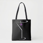 Martini Bartender Bag - Martini Glass Bartending Draagtas (Voorkant)