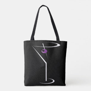 Martini Bartender Bag - Martini Glass Bartending Draagtas