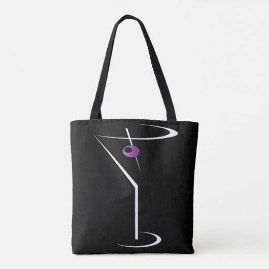 Martini Bartender Bag - Martini Glass Bartending Draagtas (Achterkant)