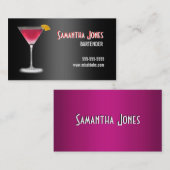 Martini Bartender Visitekaartje (Voorkant / Achterkant)