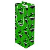 Martini Bats Wijn Cadeautas (Voorkant Gekanteld)