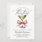 Martini bindt haar 40ste verjaardag vast kaart (Voorkant)