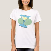 Martini Boire Dans Un T-Shirt En Verre (Devant)
