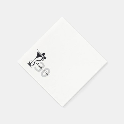 Martini Bow Servet (Hoek)