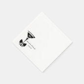 Martini Bow Servet (Hoek)