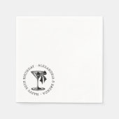 Martini Bow Servet (Voorkant)