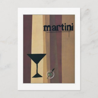 Martini (bruine strepen) briefkaart