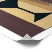 Martini (bruine strepen) poster (Hoek)