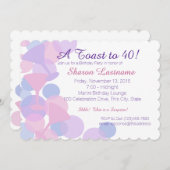 Martini Bubbles Party Invitation (Devant / Derrière)