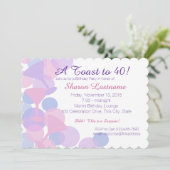 Martini Bubbles Party Invitation (Debout devant)