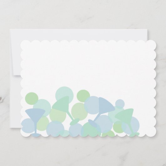 Martini Bubbles Party Invitation (Dos)