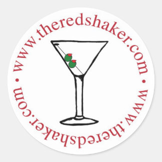 martini cirkelsticker - groot ronde sticker