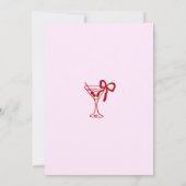 Martini Cocktail A Tini Bit Older 30th Birthday Kaart (Achterkant)