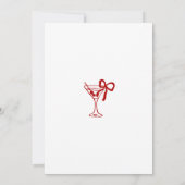 Martini Cocktail A Tini Bit Older 30th Birthday Kaart (Achterkant)