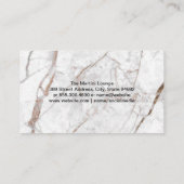 Martini Cocktail Bar Logo | barman Visitekaartje (Achterkant)