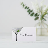 Martini Cocktail Carte de visite Platinum (Debout devant)