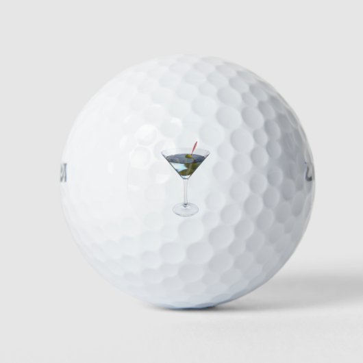 Martini Cocktail Golfballen (Voorkant)