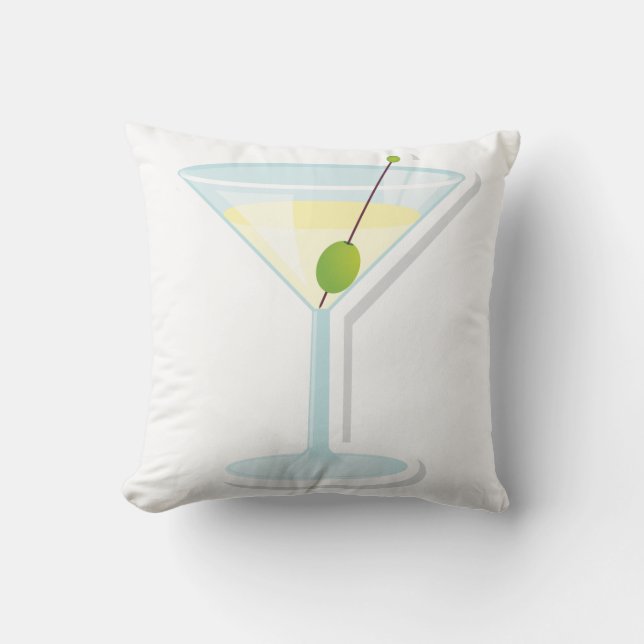 Martini Cocktail Kussen (Voorkant)