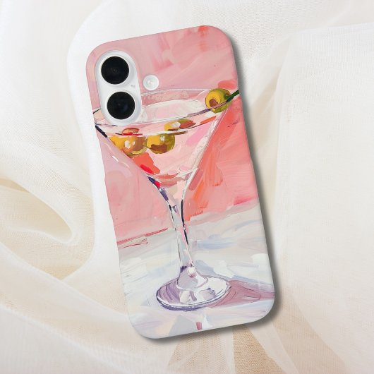 Martini Cocktail Painting Case-Mate iPhone Case