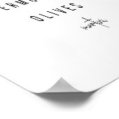 Martini Cocktail Recipe Poster (Hoek)