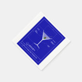 Martini Cocktail servetten (Hoek)