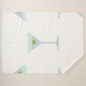 martini cocktail sherpa deken (Voorkant (horizontaal))